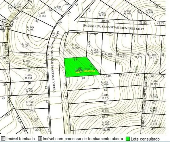 Lote à Venda com 391 metros quadrados no Bairro Ouro Preto em Belo Horizonte REF: 22639