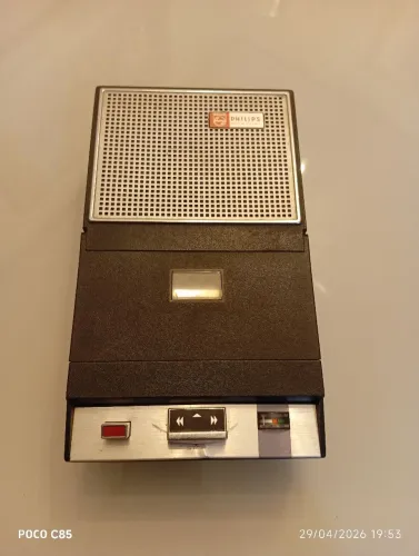 Gravador vintage Philips 