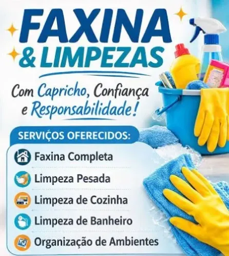 ?PRECISANDO DAQUELA FAXINA COMPLETA?