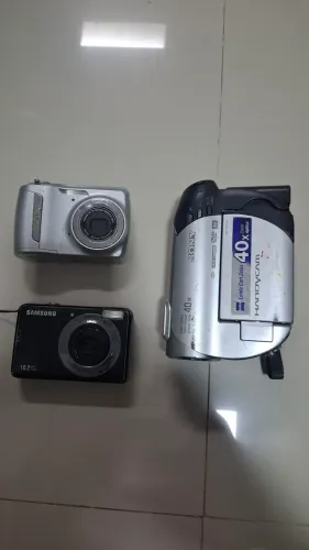 Lote de câmeras  com defeitos-