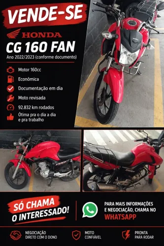 Honda CG 160 FAN 2023