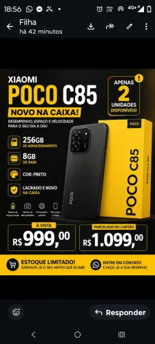 Celular Xiaomi poco c85