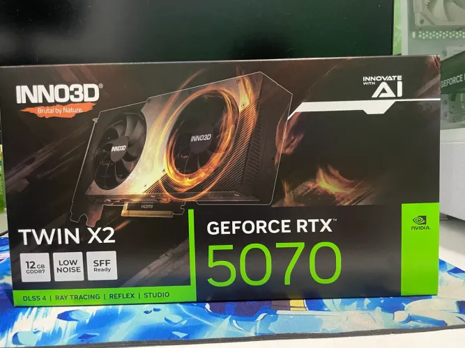 RTX 5070 inno3d 12gb vram (v/t) lacra com nota