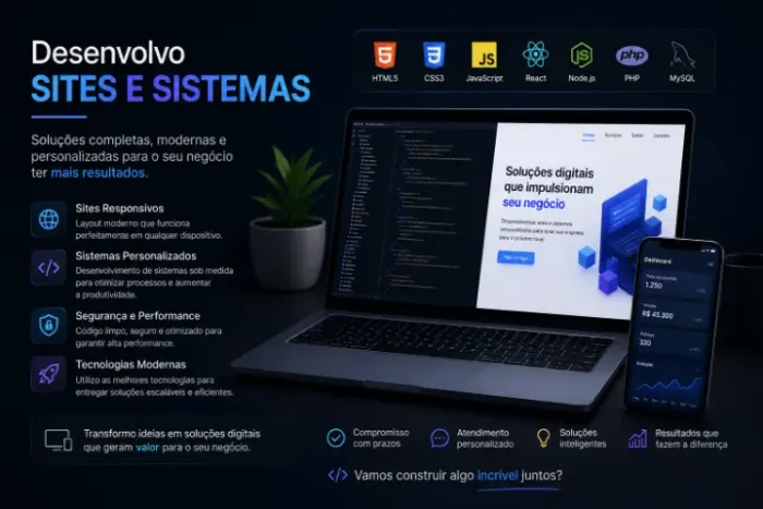 Desenvolvimento de Site e sistemas