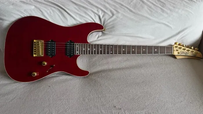Guitarra Seizi Katana Ozielzinho Collection - Red Dragon