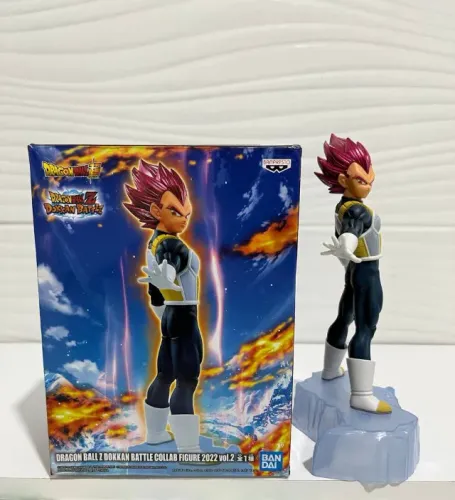 Action Figure Dragon Ball - Vegeta SJJ God 22cm Dokkan Battle Banpresto Com Caixa