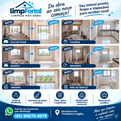 LIMPEZA PÓS-OBRA | LimpFortal