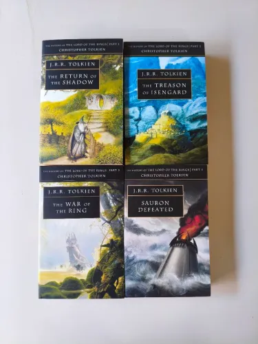 04 volumes livro The History of Lord of The rings Tolkien