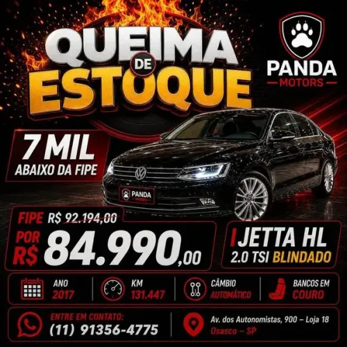 Volkswagen Jetta 2.5 20V 150/170cv Tiptronic 2017
