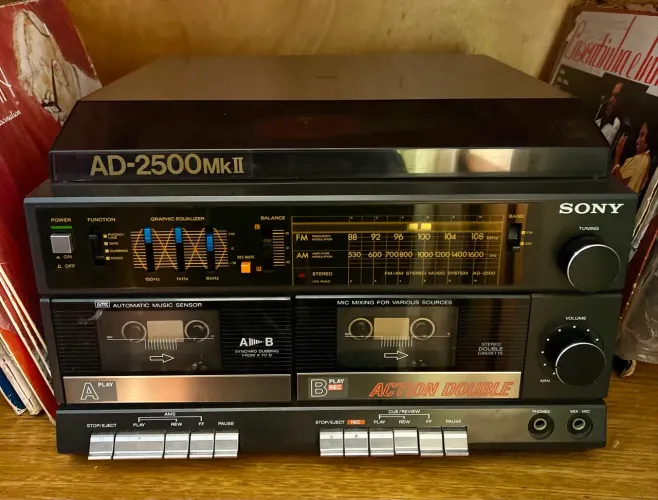 Sony AD-2500 MKII Action Double + Caixas SS-A250 ? Relíquia Única