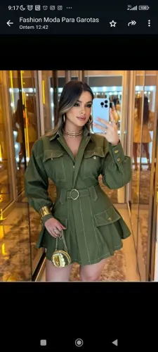 Vestido Alfaiataria Inverno Tam M