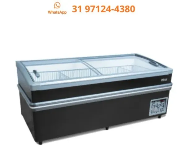 Ilha para Congelados 940L 2 Metros Polar