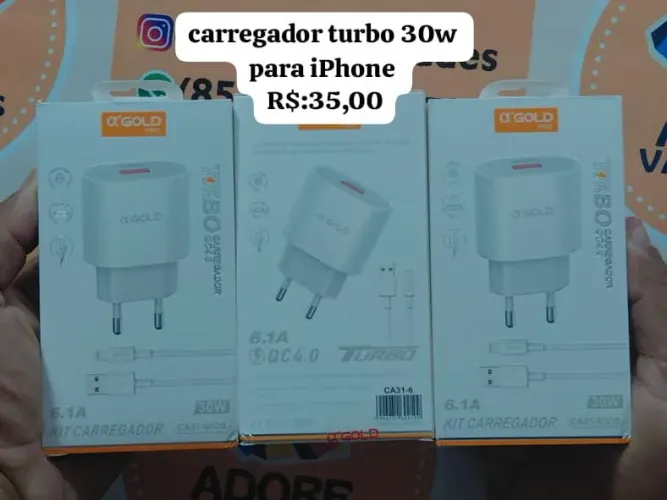 Carregador 30w para Iphone