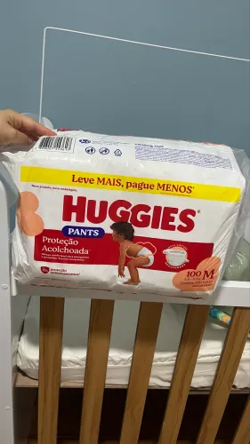 Fralda Huggles Pants 100 unidades M