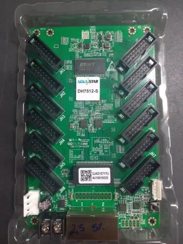 Placa Receptora Novastar DH7512-S - HUB75 - Painéis de LED Full Color