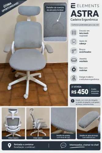 Cadeira Gamer Elements Astra