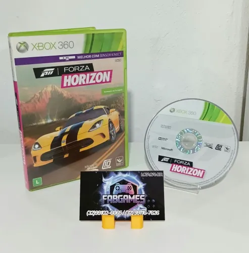 Jogo FORZAN Horizon original para Xbox 360. Aqui na LOJA FABGAMES 