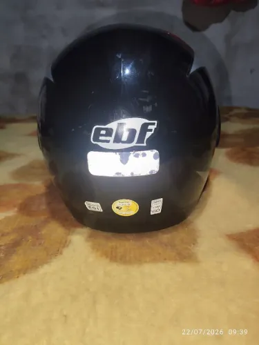 Capacete EBF E01 Preto - Tamanho 60 (Com Selo do Inmetro)