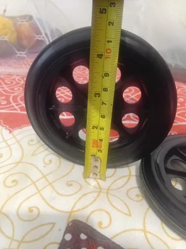 Rodízio para carrinho de feira - Par