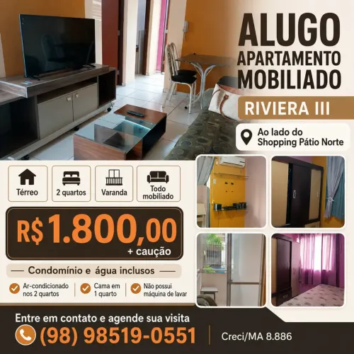 Imóvel para aluguel possui 48 metros quadrados com 2 quartos em Centro - Paço do Lumiar -