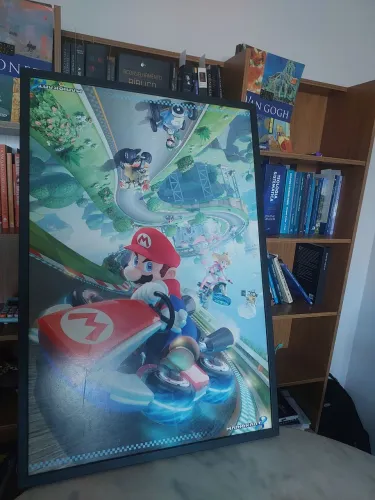Quadro Mário Bros , 64 cm x 90 cm