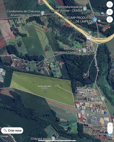 Terreno/Sítio com 11,7 Alqueire Paulista