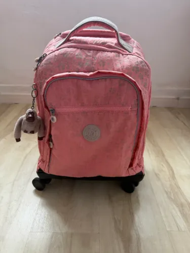 MOCHILA ORIGINAL KIPLING COM RODAS GIRATÓRIAS