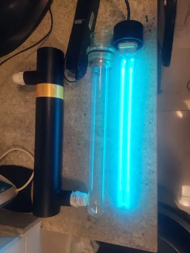 Filtro Uv Quartzo Cubos 36w De 1 Polegada Lagos Até 10000 Litros