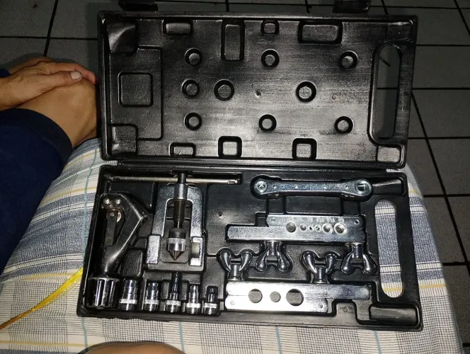 Kit Flangeador Friven CT 278 1/8 A 3/4 Com Chave Catraca Cortador (MP)