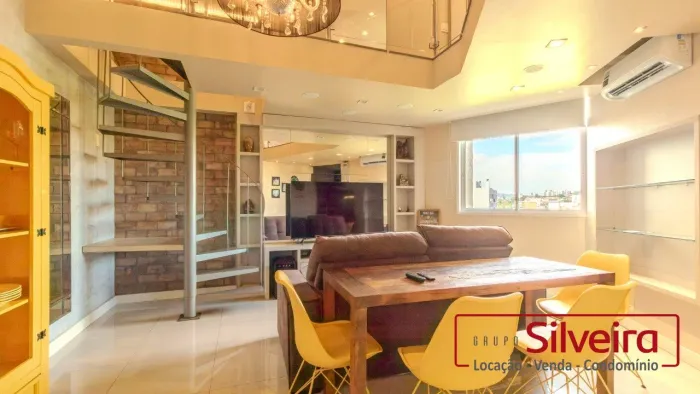 APARTAMENTO STUDIO DUPLEX MOBILIADO PARA LOCAÇÃO EM PORTO ALEGRE VILA IPIRANGA