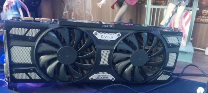 PLACA DE VÍDEO GTX 1070 8GB EVGA BLACK EDITION