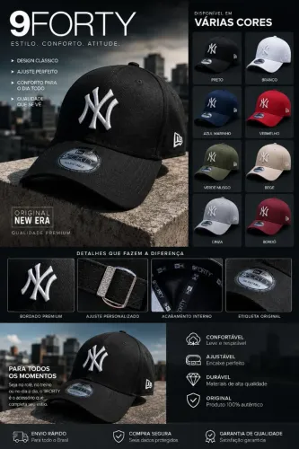 Boné new York Premium 