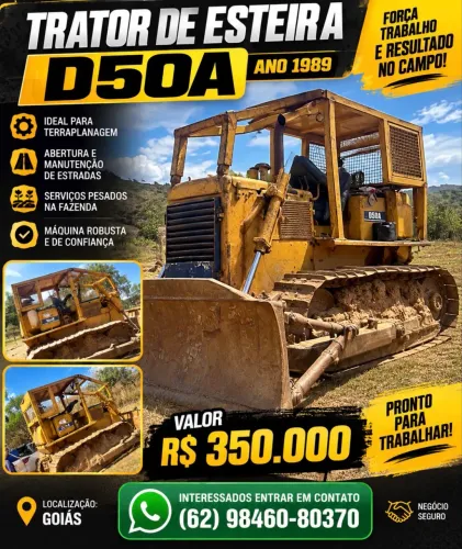 Trator de esteira komatsu 