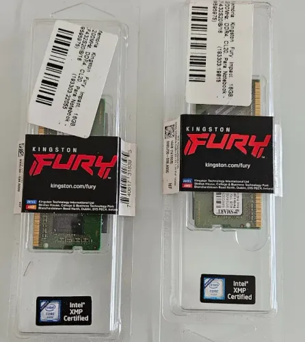 Memória RAM para notebook soDIMM 2 módulos 4gb DDR4 3200 Mhz (IDÊNTICAS) Leia descrição.