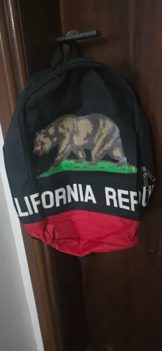 Mochila Califórnia comprada na Califórnia