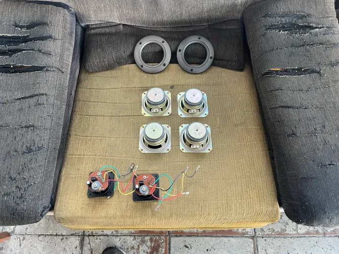 Divisor e médios agudos Techinicis Pioneer Gradiente Sony 