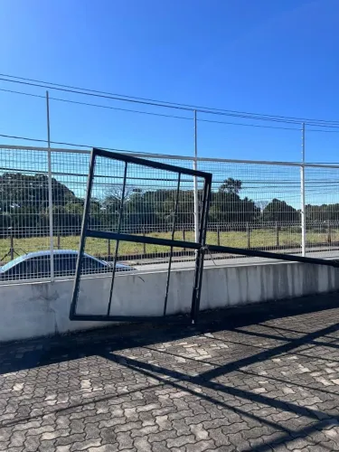 Estrutura Metálica para Painel Publicitário 8m