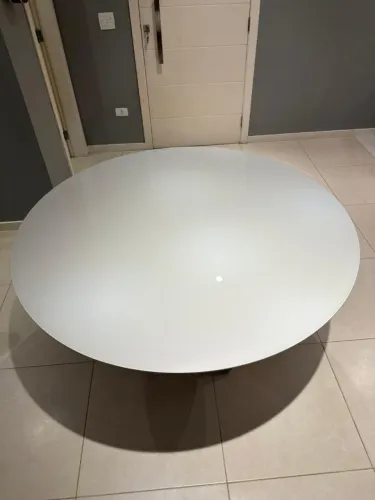 Mesa de Jantar Maranello Redonda 1,36m + 8 Cadeiras | Excelente Estado