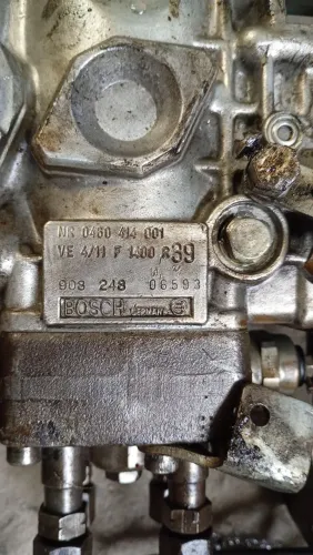Bomba injetora diesel.