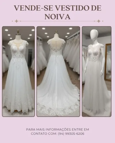 Vestido de Noiva Princesa Luxo com Brilho