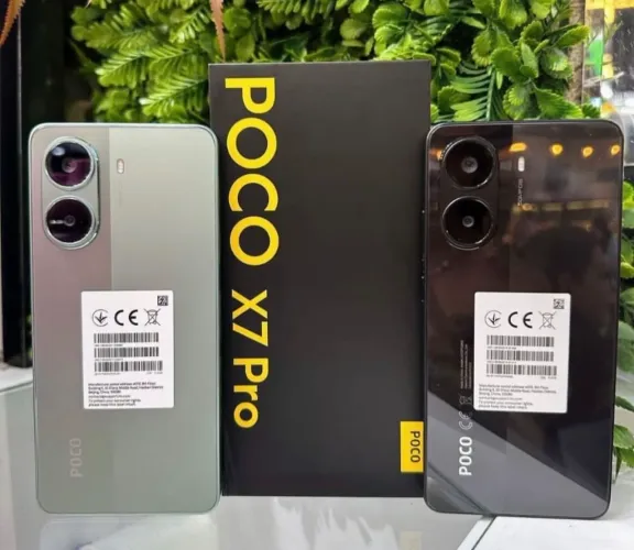 Celular Xiaomi Poco x7 Pro 512/12 Verde Preto Capa Película Entrega Grátis Garantia