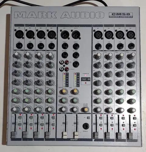 Mesa de som Mark Audio CMS8
