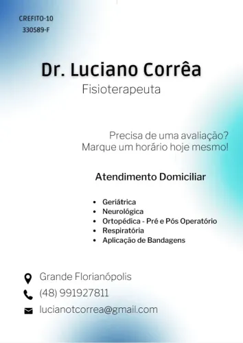 FISIOTERAPIA DOMICILIAR - DRº LUCIANO CORRÊA