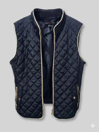 colete puffer prince & mark preto m