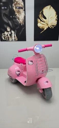 Lambreta Hello Kitty Elétrica 6V Bandeirante [ NOVA COM NOTA FISCAL ]<br>