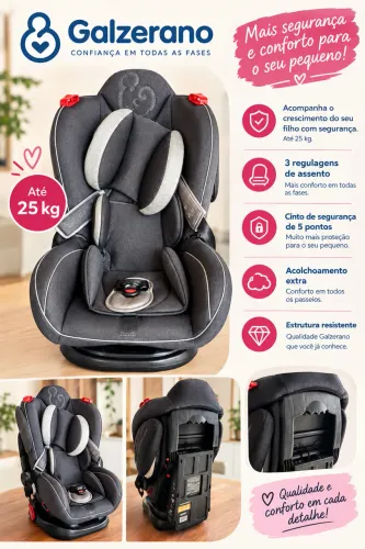 Vendo cadeirinha Galzerano 