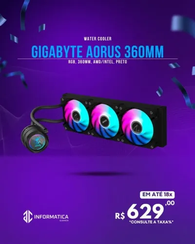 WATER COOLER GIGABYTE AORUS 360MM 