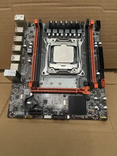 placa-mãe X99 com soquete LGA 2011-3 + processador Intel Xeon E5-2620 V3
