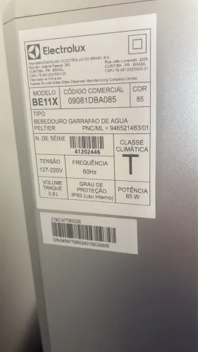 Bebedouro Electrolux