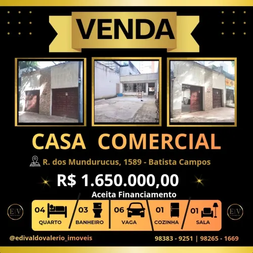 Vendo casa em Batista Campos 